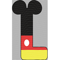 Cartoon letters-CL 243